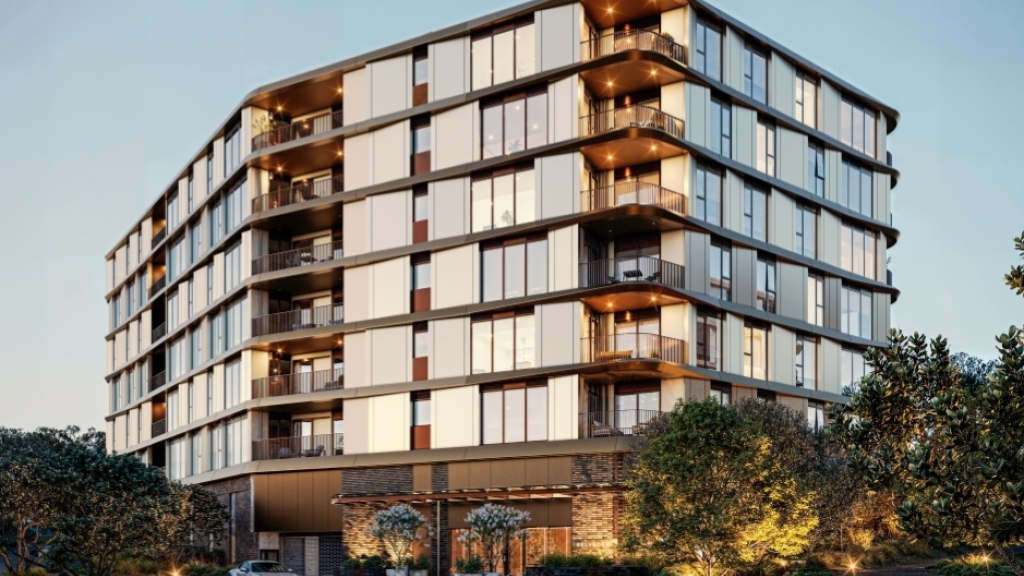 Dusk Exterior with gardens v3