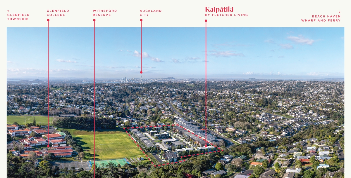 KAI0003   Kaipātiki Aerial Map