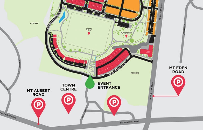 Three Kings Parking Map 800px x 500px